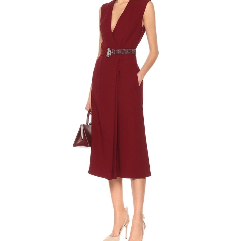 New Victoria Beckham Deep Red Dress